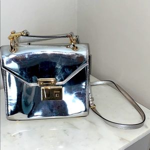 Rebecca Minkoff silver crossbody